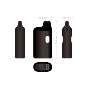 High Quality Postless 1 Ml 2.0 Ohm Rechargeable 280 mAh Custom Logo Portable Disposable Vape Pen