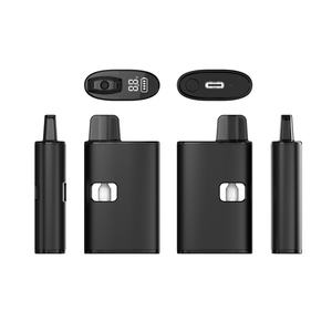 All In One with Display Screen 1/2 Gram Thc CBD Thick Oil Preheat Ceramic Coil Variable Voltage Empty Box Disposable Vape