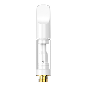 Best Seller 510 Thread Zirconia Post 1ml Round Flat Drip Tip 1.4ohm Ceramic Pressure Nozzle Vape Cartridge