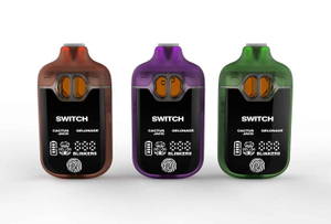 Touch Screen Display Custom Two Flavors Dual Tanks All In One Thc 1+1 Ml CBD Empty Disposable Vape