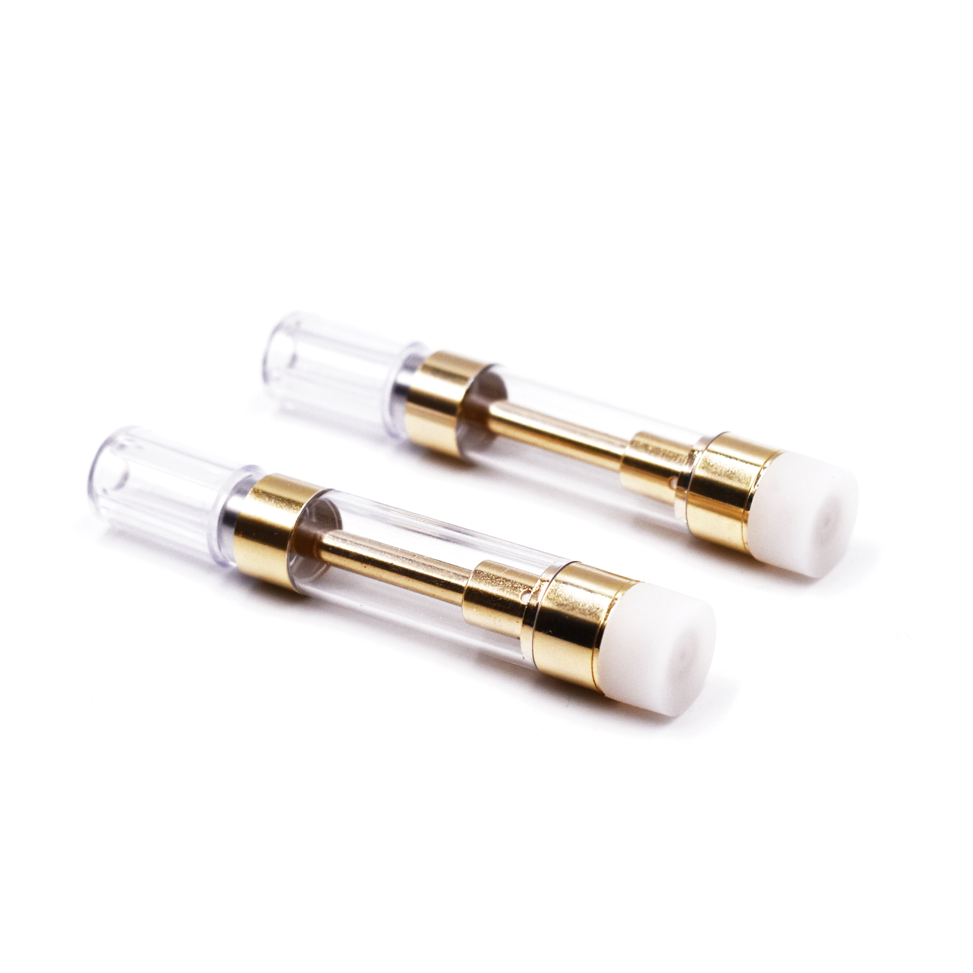 510 Thread Empty Ceramic Coil Glass 1g 2g Disposable Vape Pen Cartridge for Live Resin Rosin CBD THC