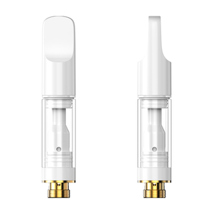 CBD Ceramic Vape Cart 1 Ml Empty Glass Body Zirconia Post Press Fit 4*1.6 mm 510 Thread Cartridge