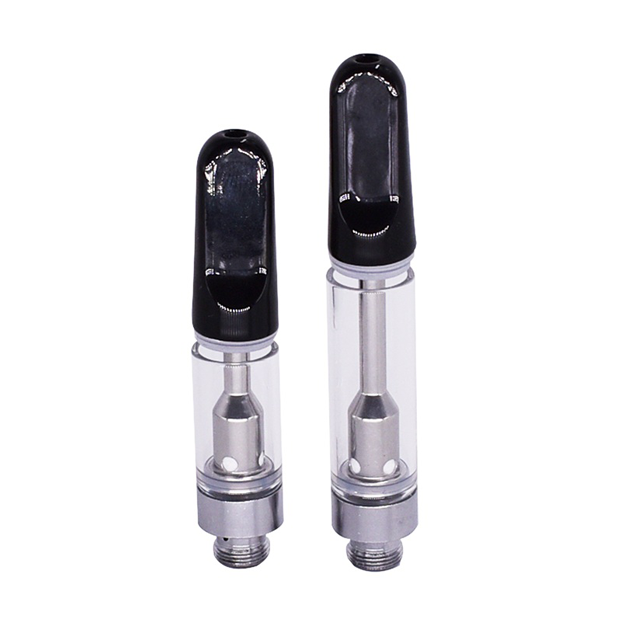 Premium 510 Thread Cart Stainless Steel 316 Food Grade Medical Thc Empty 0.5 Gram AIO 1 ml Flat Vape Cartridge