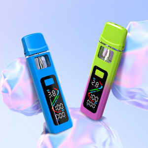 CBD Thc AIO Full Display Screen Custom Puffs Blinkers Preheat Ceramic 1/2 ml Type-C Disposable Empty Vape