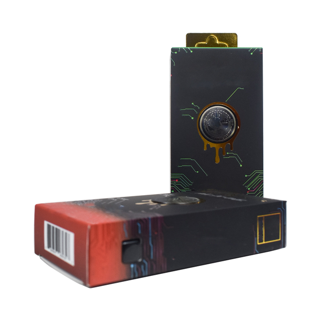 Custom Recyclable Art Paper Folding Box Factory Empty Eco-Friendly Gift Packaging 2g Disposable Cartridge Box