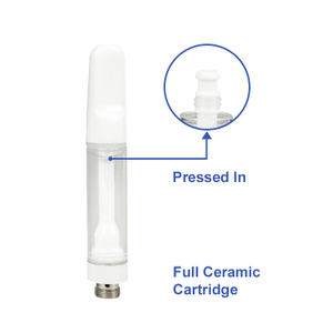 Full Ceramic Coil 1g 510 Thread Thick Oil Empty Disposable Vape Pen Cartridge 