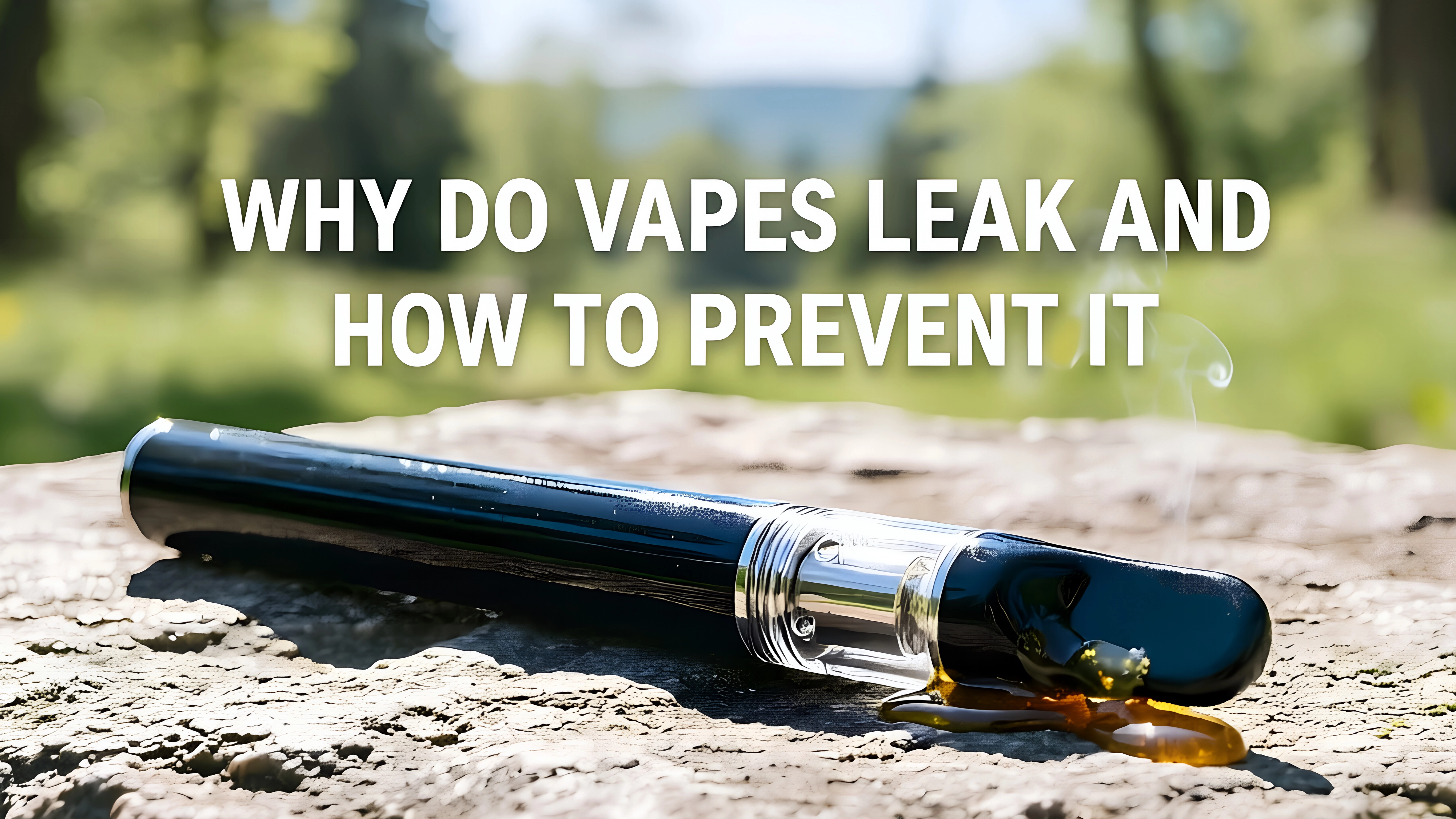 Why Do Vapes Leak And How To Prevent It?
