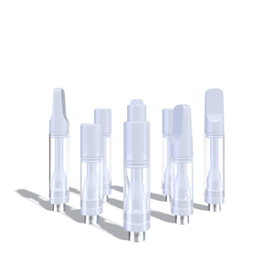 Custom Premium Full Ceramic Empty AIO Carts 0.5 1 ml Thick Oil Ceramic Coil CBD 510 Thread Vape Cartridge