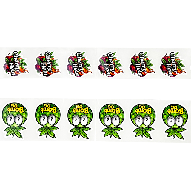 Custom Waterproof Vinyl PVC Die Cut Sticker Logo Label Printing Stickers