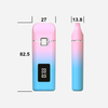 Display Screen E-Cig Tiny Postless Empty Vaporizer Live Resin Rosin 1ml 1g 2ML Disposable Vape Pen Thick Oil Vaporizer