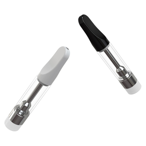 Premium 510 Thread Cart Stainless Steel 316 Food Grade Medical Thc Empty 0.5 Gram AIO 1 ml Flat Vape Cartridge