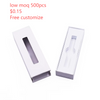 Custom Disposable Paper Packaging with Empty Vape 1 Ml Cartridge Slide Out Packaging for Resin Rosin Cartridge Use