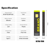 Ultra Thin 1g Postless Inhale Activate Disposable Vape Pen with Customizing Brand